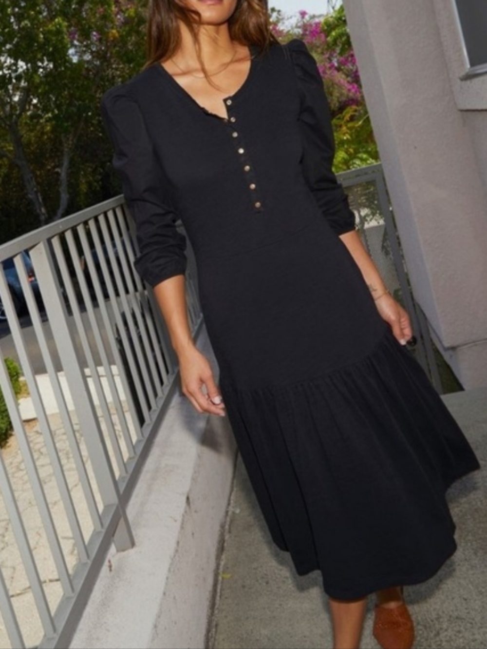 Nation‎ LTD Black Midi Dress XS